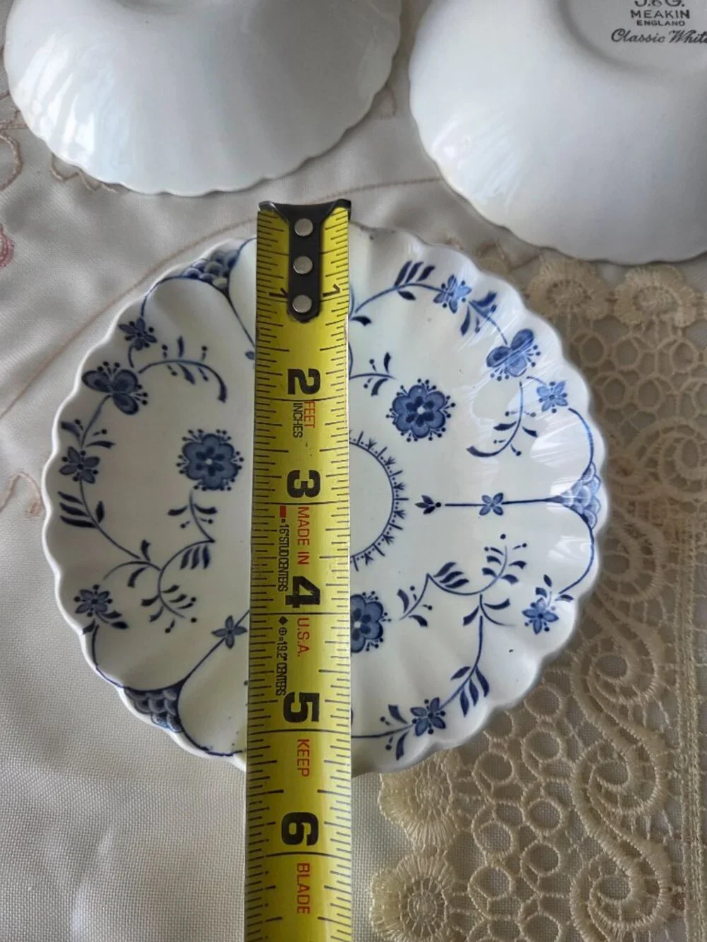 Vintage JG Meakin Classic White Small Bowls